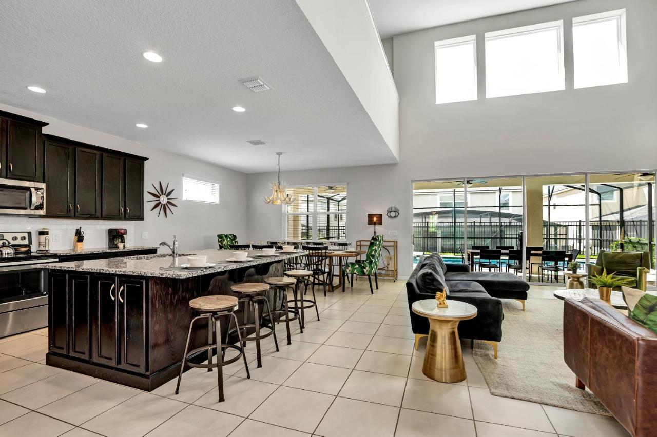 Modern Villa Wprivate Pool&Spa, Free Water Park Orlando Exterior foto