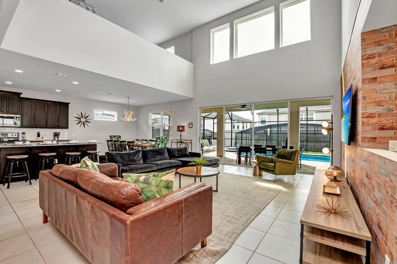 Modern Villa Wprivate Pool&Spa, Free Water Park Orlando Exterior foto