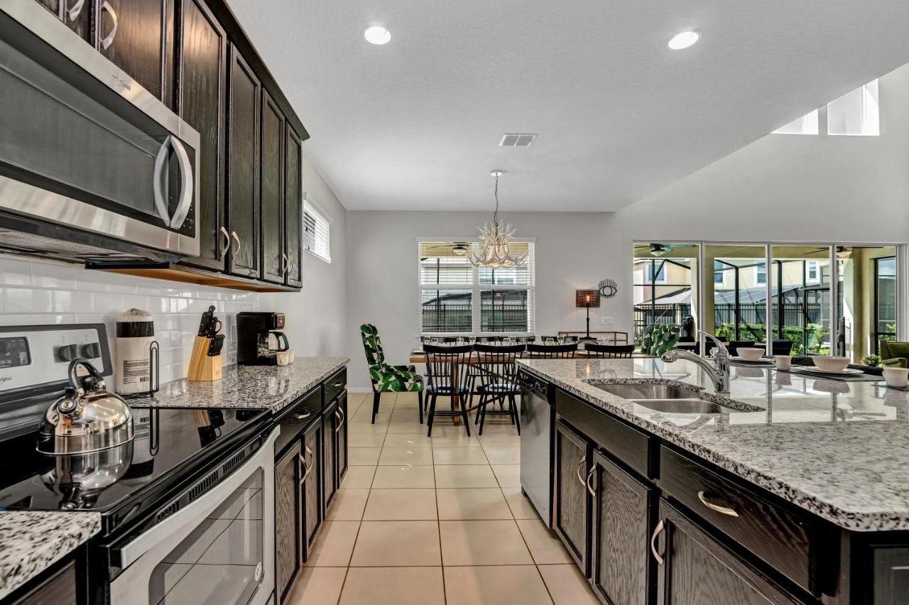 Modern Villa Wprivate Pool&Spa, Free Water Park Orlando Exterior foto