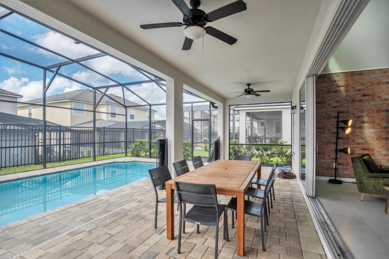 Modern Villa Wprivate Pool&Spa, Free Water Park Orlando Exterior foto