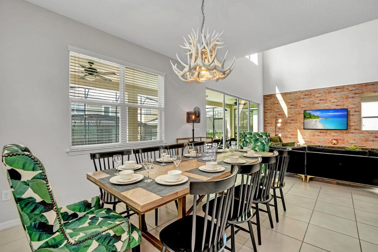 Modern Villa Wprivate Pool&Spa, Free Water Park Orlando Exterior foto