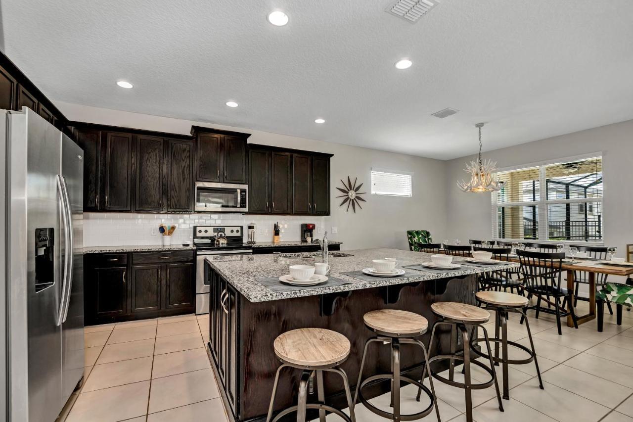 Modern Villa Wprivate Pool&Spa, Free Water Park Orlando Exterior foto