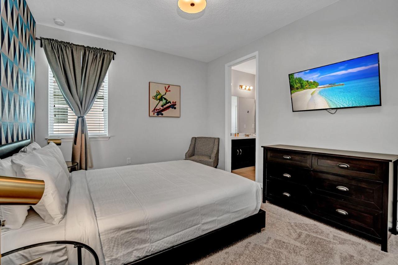 Modern Villa Wprivate Pool&Spa, Free Water Park Orlando Exterior foto