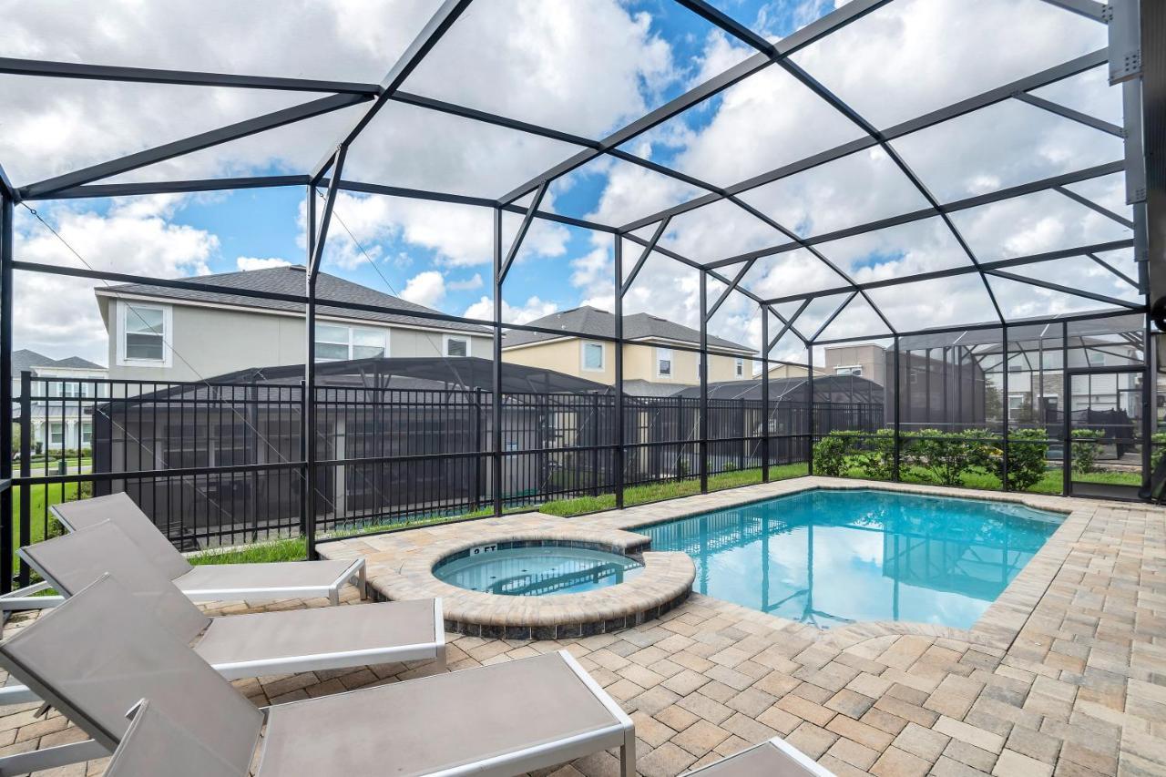 Modern Villa Wprivate Pool&Spa, Free Water Park Orlando Exterior foto